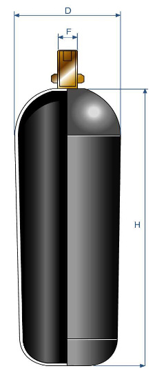 Баллон HR гидроаккумулятора высокого давления